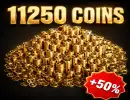 11250 Coins